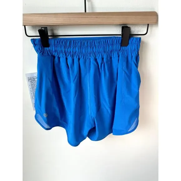 Lululemon Hotty Hot Short LR Short 4" Size 6 Poolside Blue NWT - Picture 6 of 8